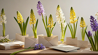 蘭室幽香 極簡(jiǎn)書桌上的情人節(jié)盆景與花卉攝影美學(xué)